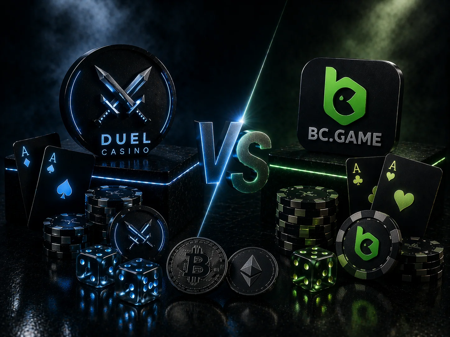 Duel Casino vs BC.Game comparison